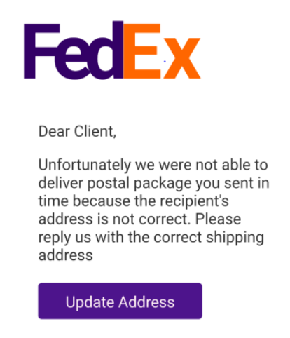fed ex phishing