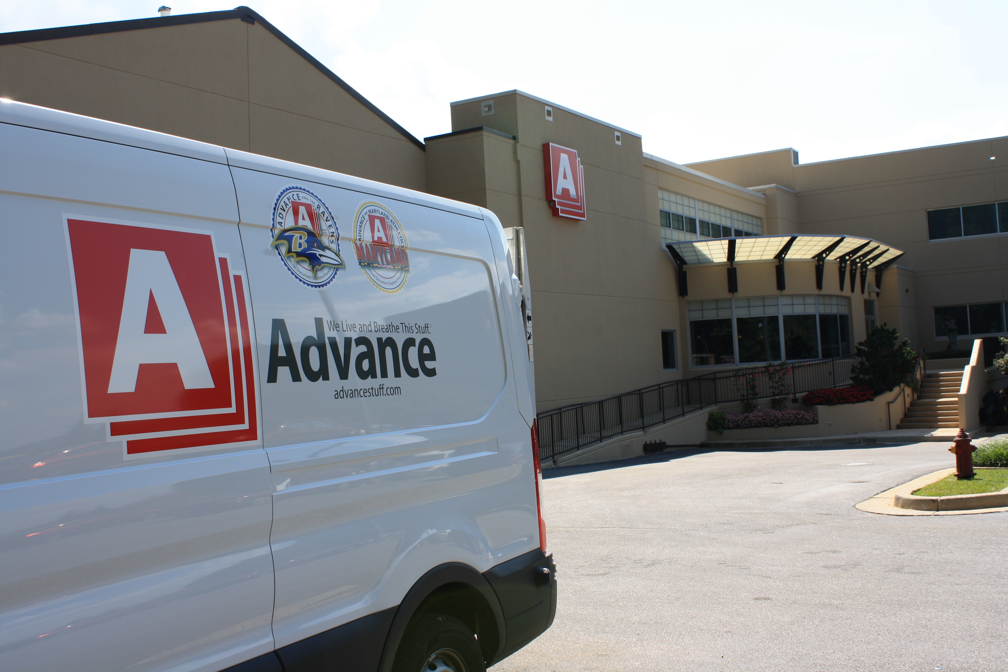 Advance Business Systems Cockeysville Delivery Van