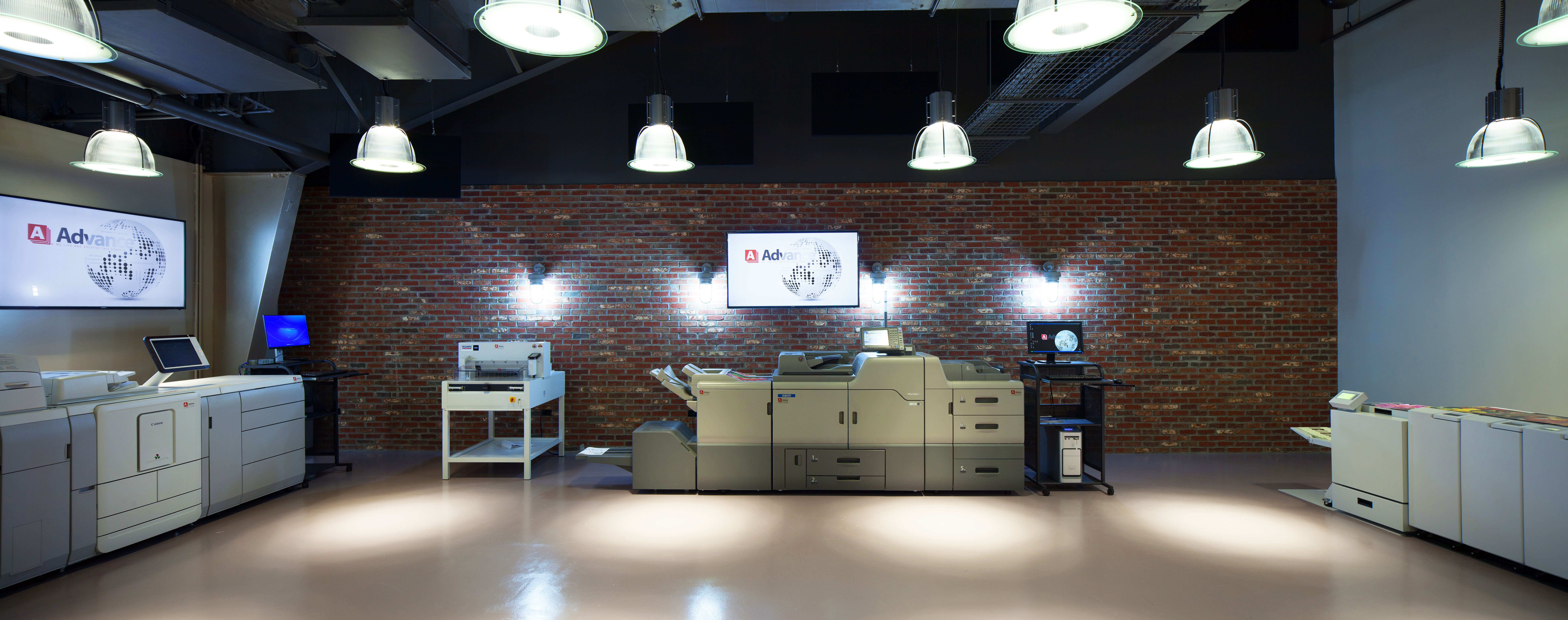 Advance Business Systems Production Print Showroom 2